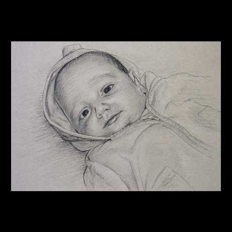 Baby Portrait drawing